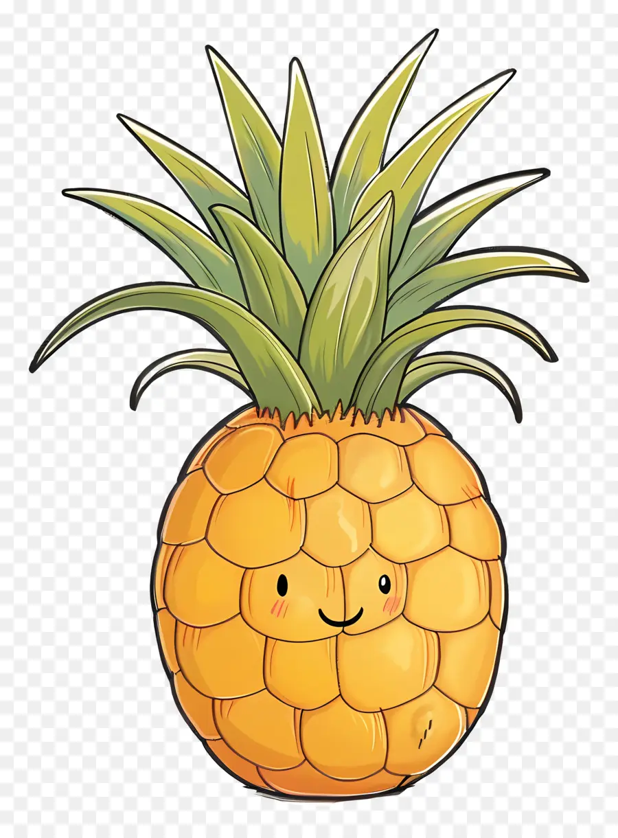 L'ananas，Dessin Animé D'ananas PNG