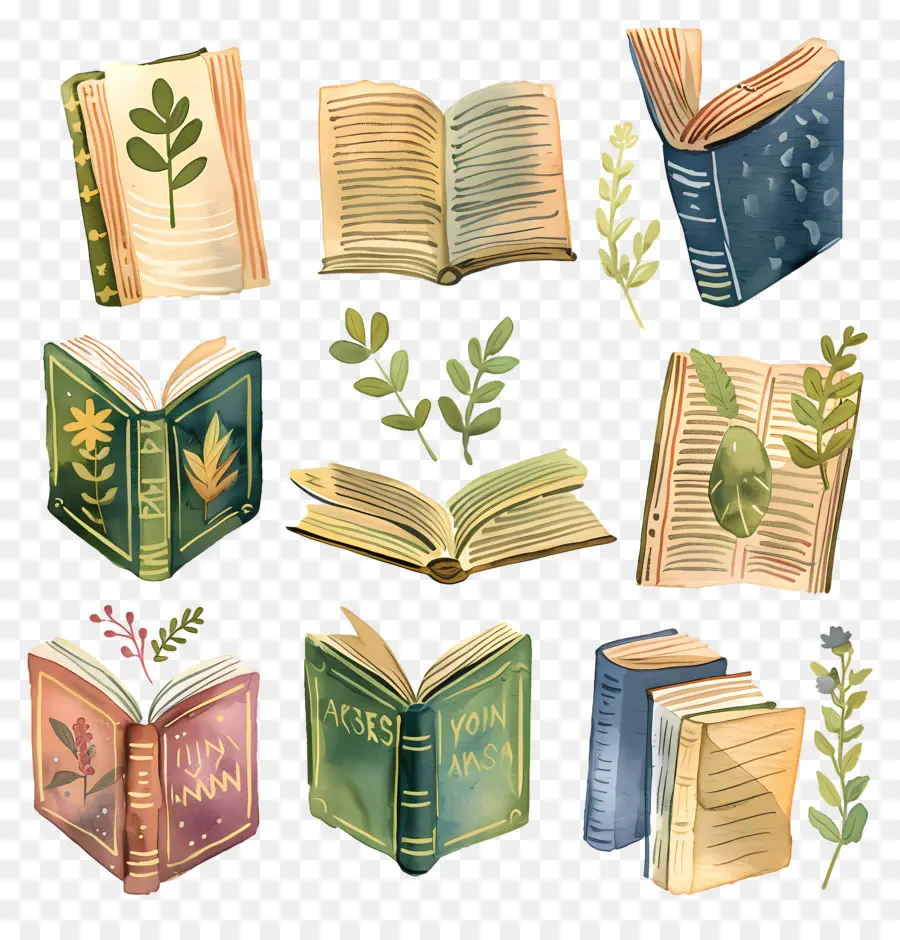 Livres，Les Plantes PNG