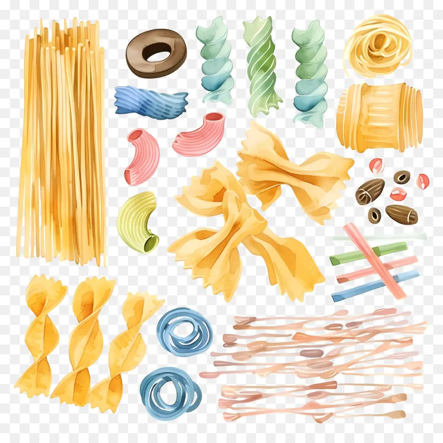 Les Pâtes，Spaghetti PNG