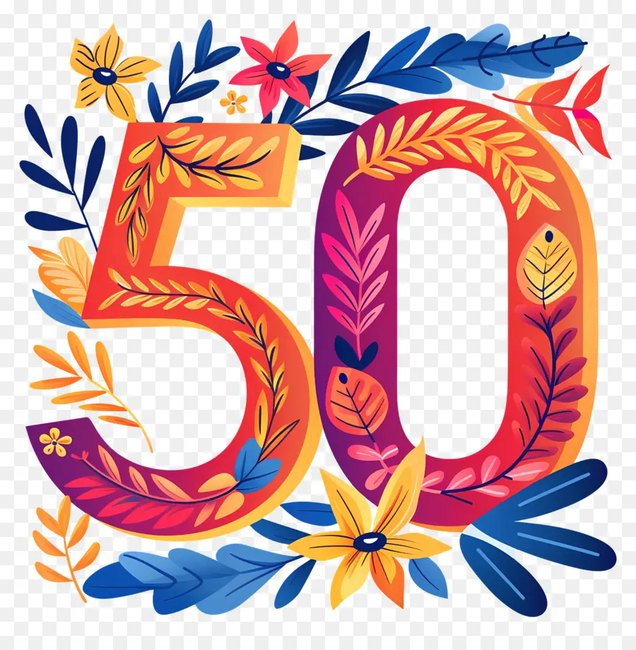 Numéro 50，50e Anniversaire PNG