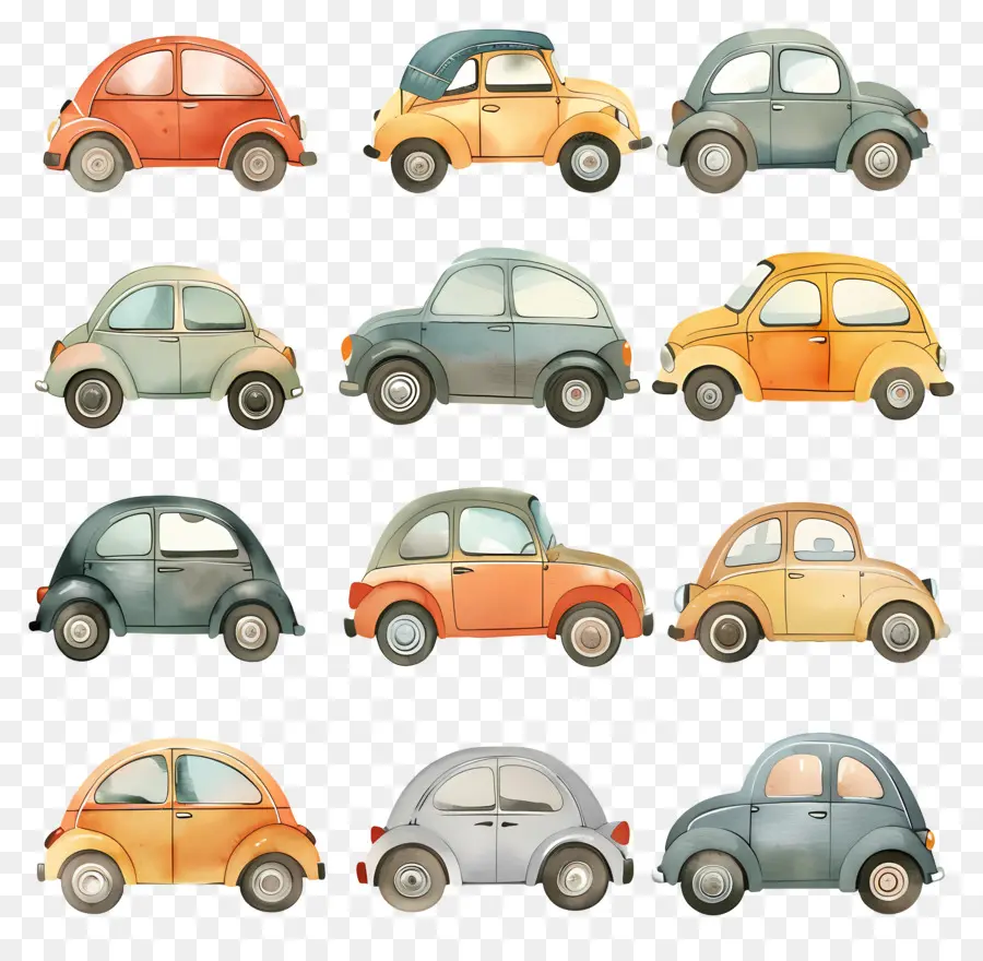 Voiture，Dessins Aquarelles PNG