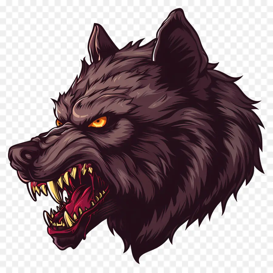 Tête De Loup Garou，Loup PNG