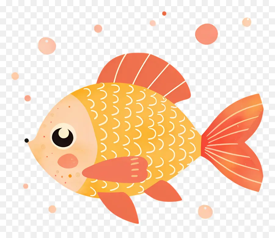 Mignon Poisson，Dessin Animé Poisson Rouge PNG