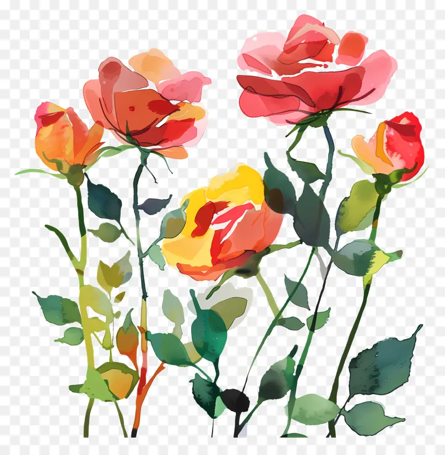 Roseraie，Roses PNG