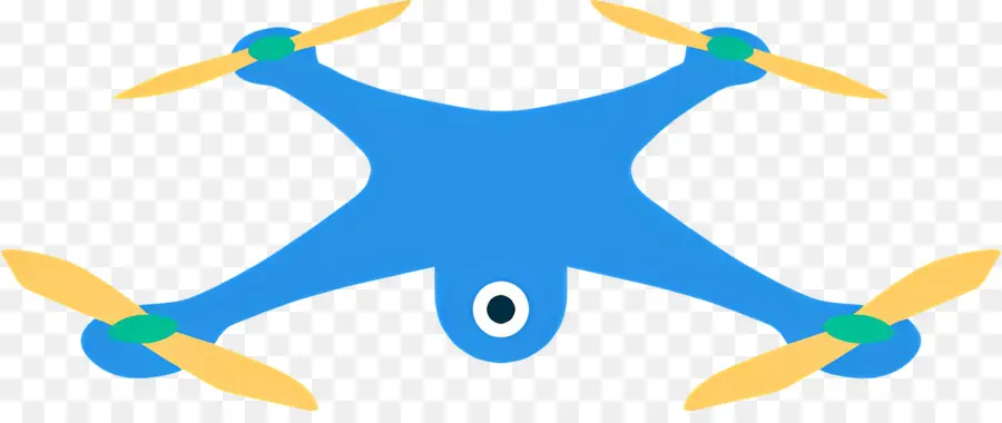 Drone，Drone Bleu PNG