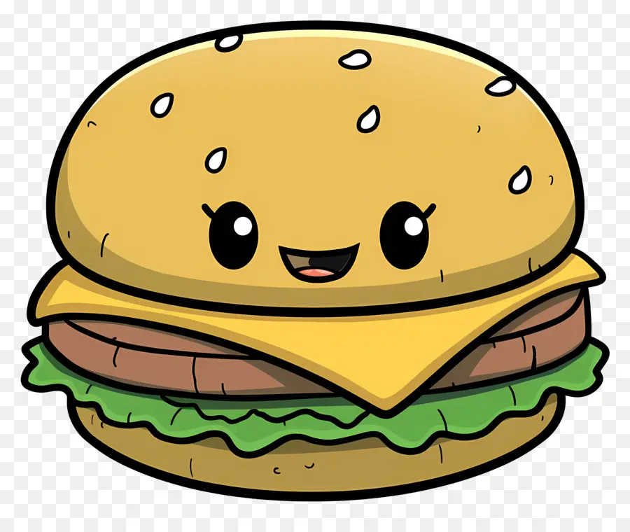 Dessin Animé Hamburger，Hamburger PNG