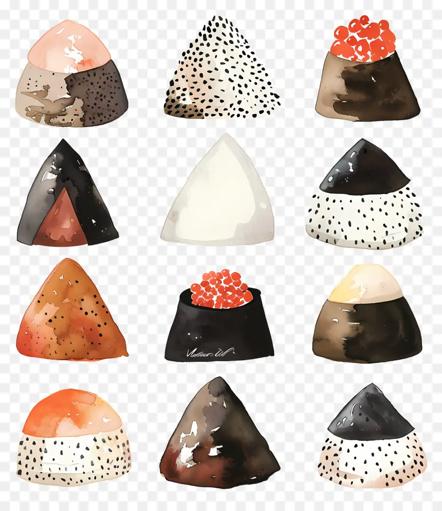 Onigiri，La Pyramide Alimentaire PNG