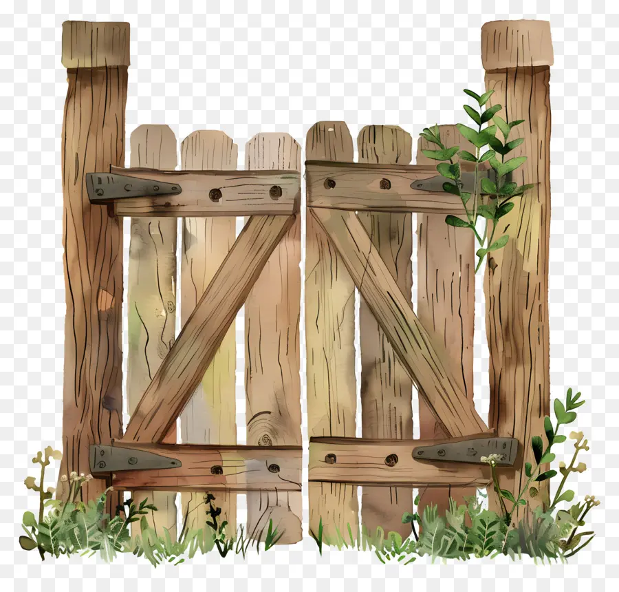 Clôture En Bois，Les Planches PNG