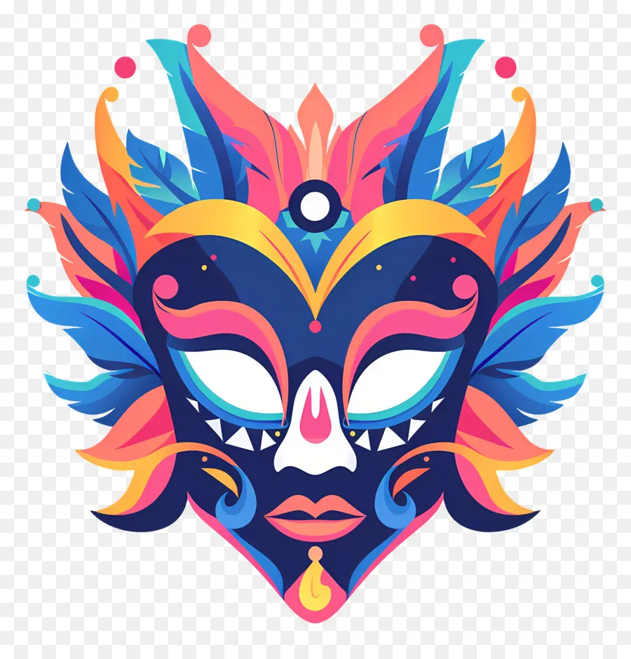 Masque De Venise，Masque Coloré PNG