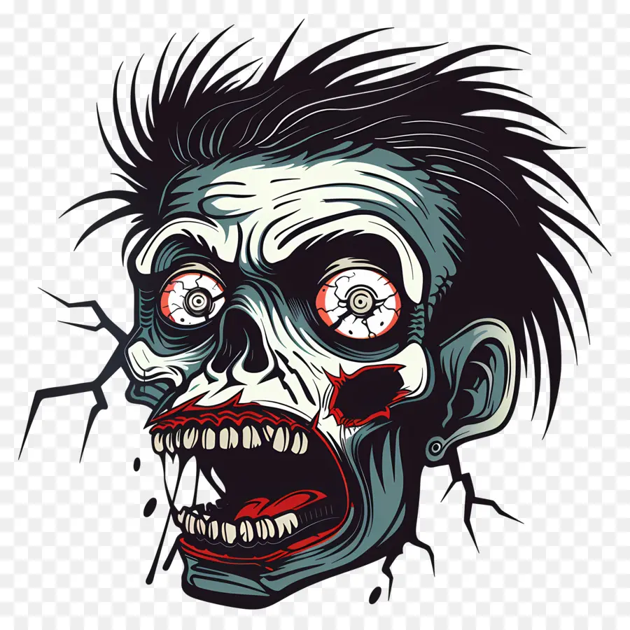 Tête De Zombie，Crâne Masque PNG