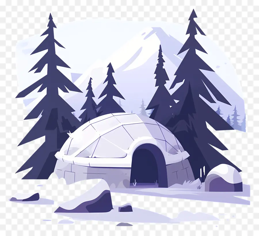 Igloo，La Neige PNG