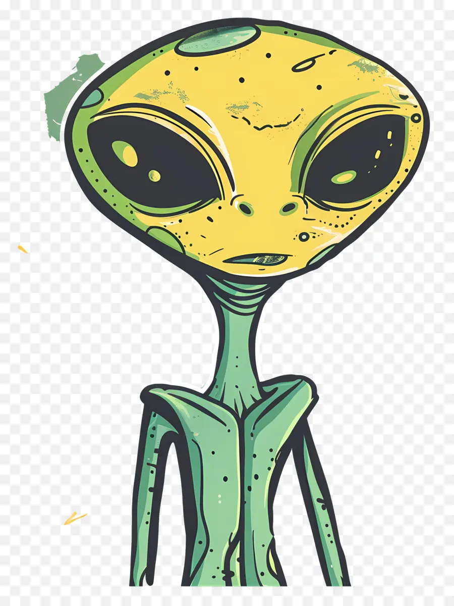 Alien De Dessin Animé，Étranger PNG