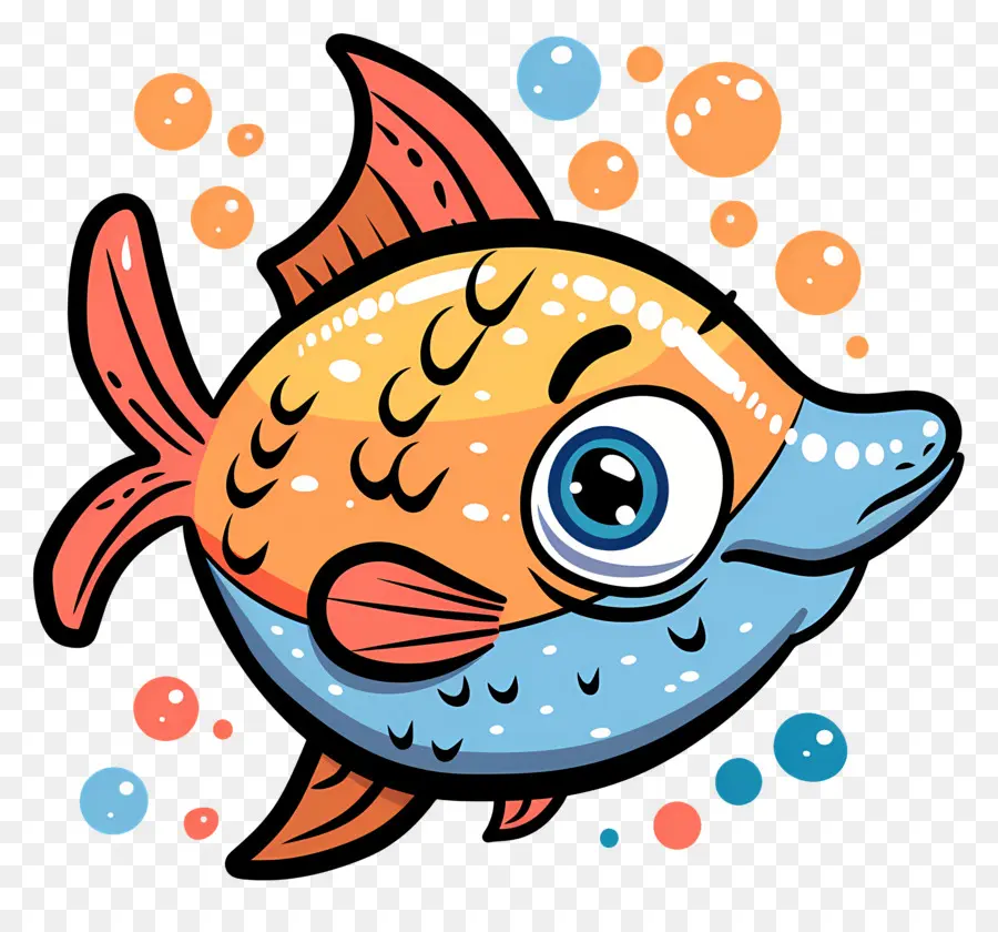 Mignon Poisson，Dessin Animé De Poissons PNG