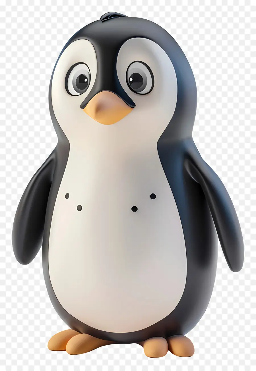 3d Petit Pingouin，Pingouin PNG