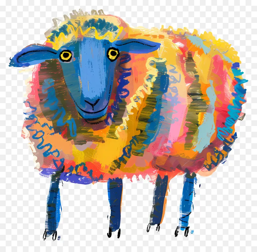 Les Moutons，Peinture PNG