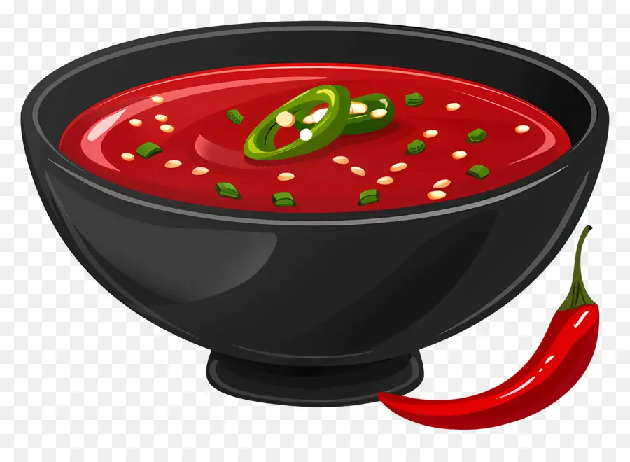 Sauce Au Piment Doux，Potage épicé PNG