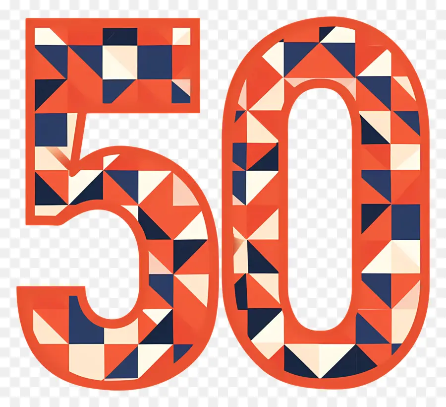 Numéro 50，Les Chiffres PNG