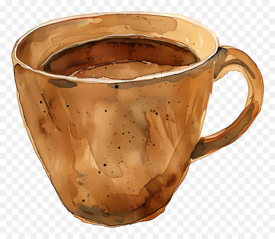 Tasse à Café，Peinture à L'aquarelle PNG