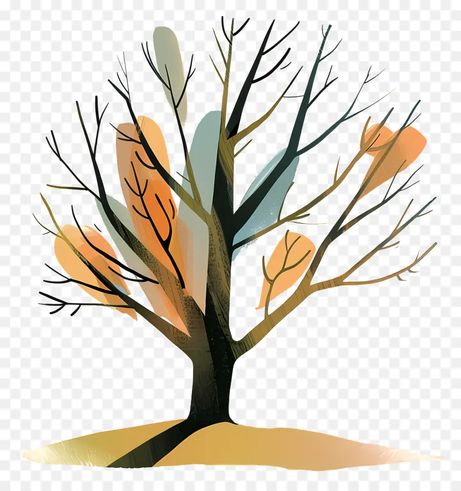 Arbre，Feuilles PNG