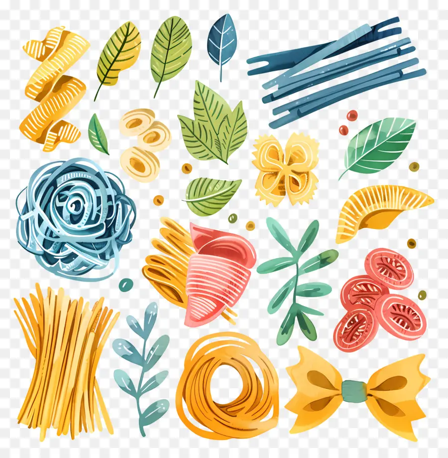 Les Pâtes，Spaghetti PNG