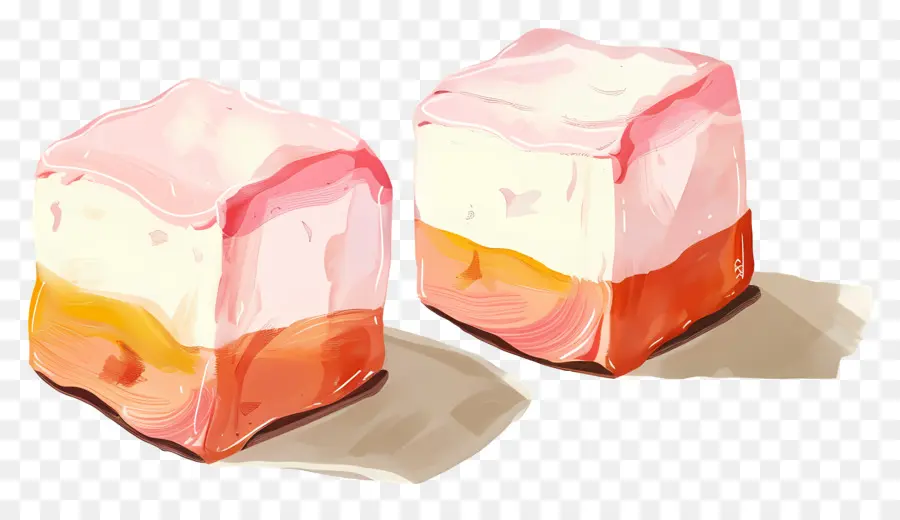 Guimauve Bonbon，Crème Glacée PNG