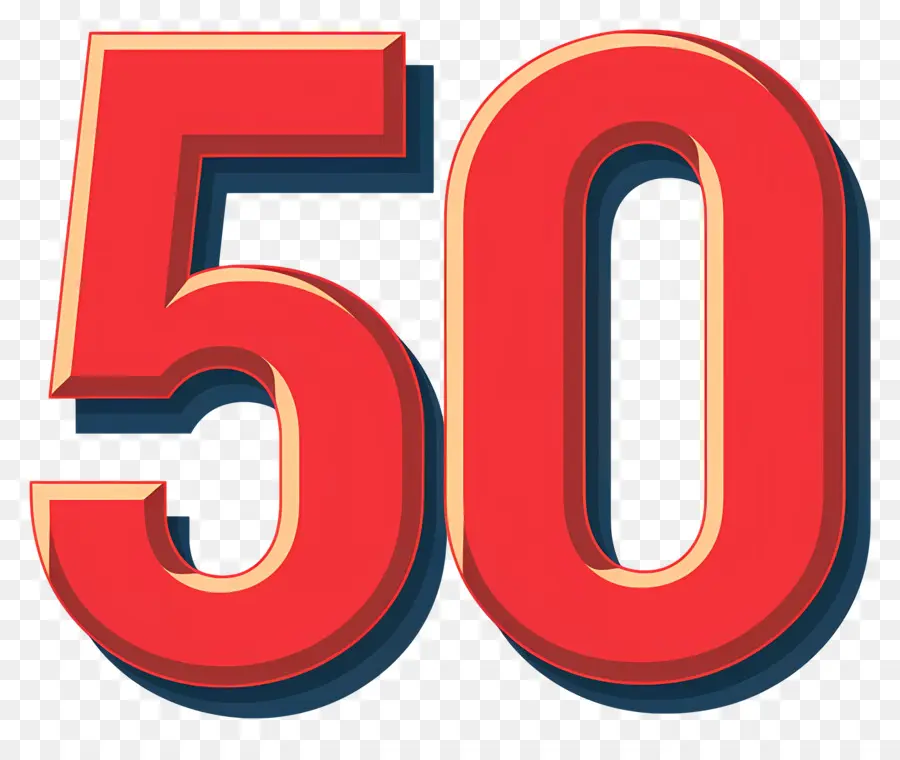 Numéro 50，50e Anniversaire PNG