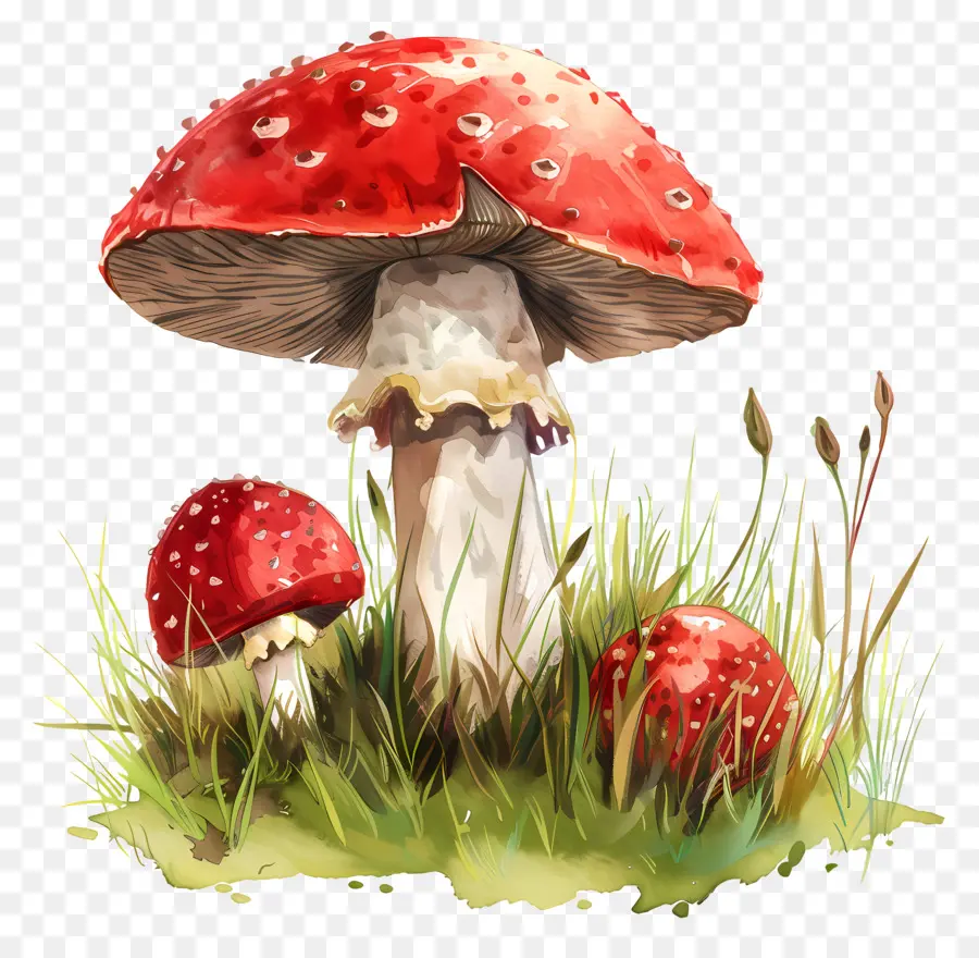 Champignons，Champignon Rouge PNG