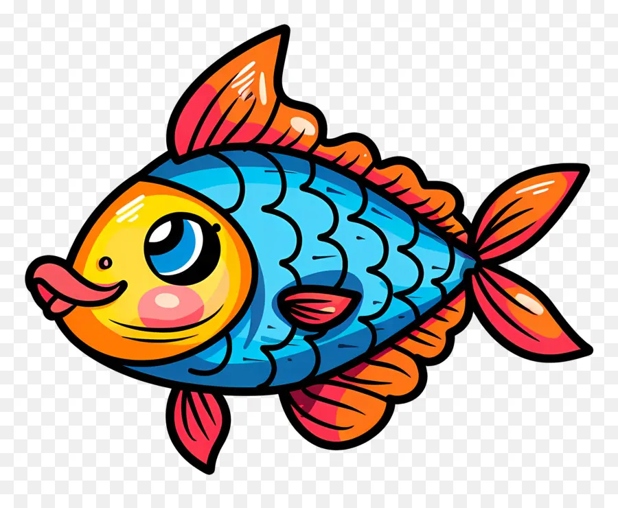 Mignon Poisson，Poisson Bleu PNG