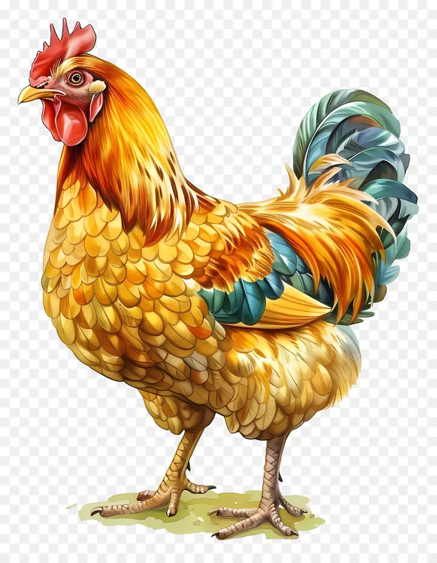 Poulet，Coq PNG