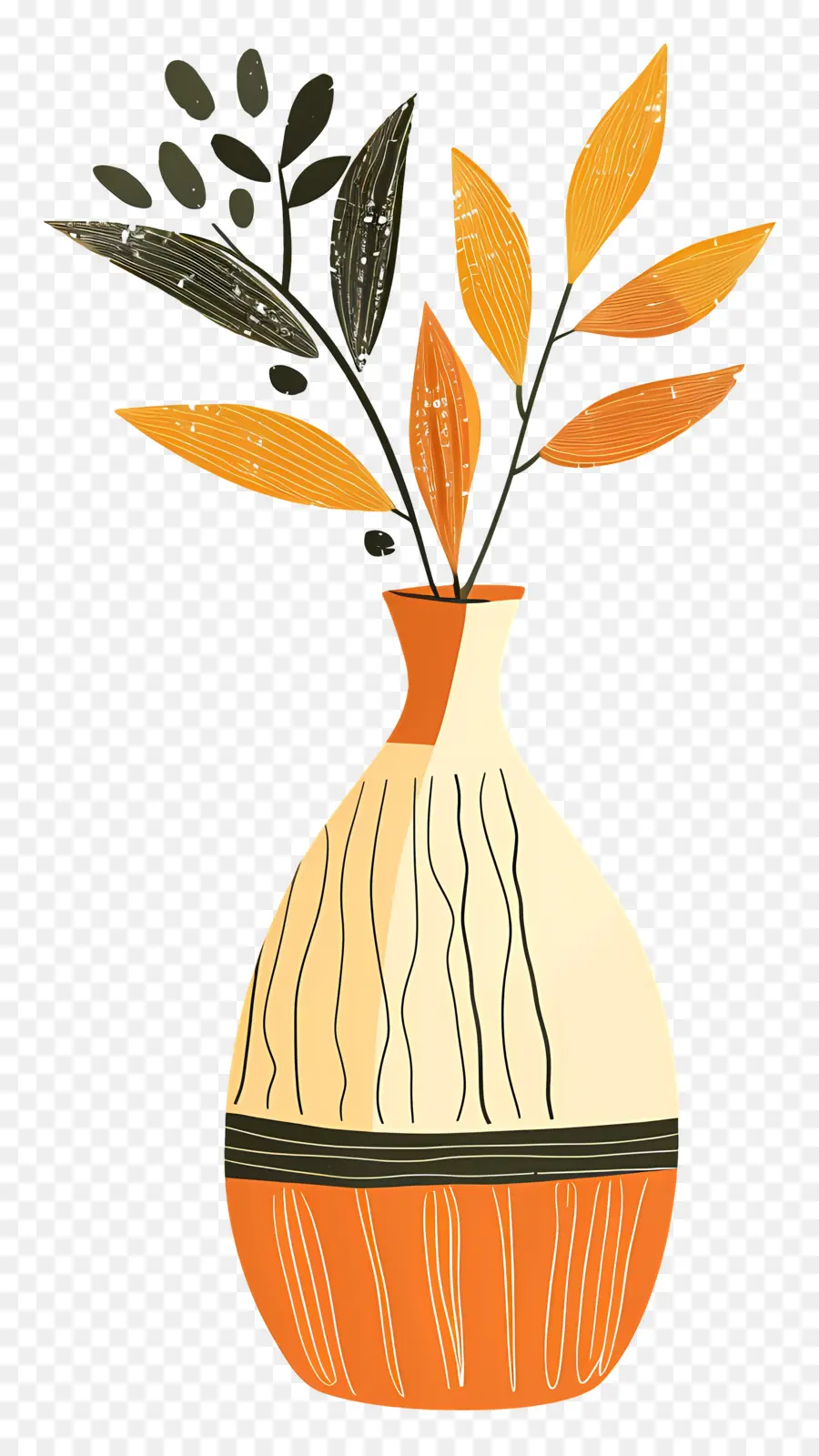 Vase Décoratif，Vase PNG