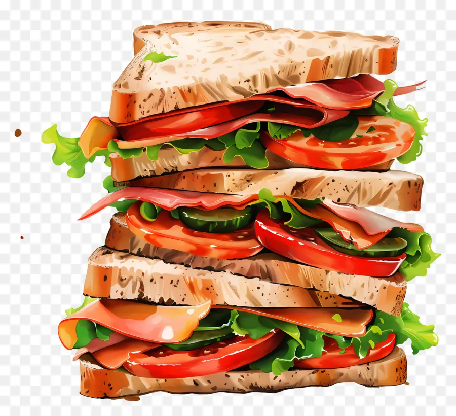 Les Sandwichs，Sandwich PNG