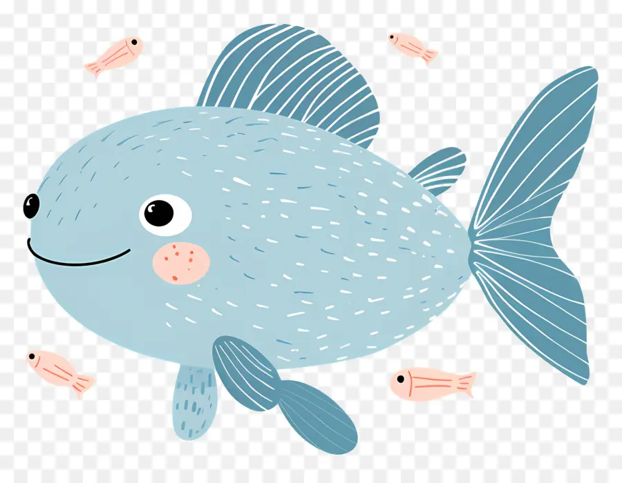 Mignon Poisson，Poisson Bleu PNG