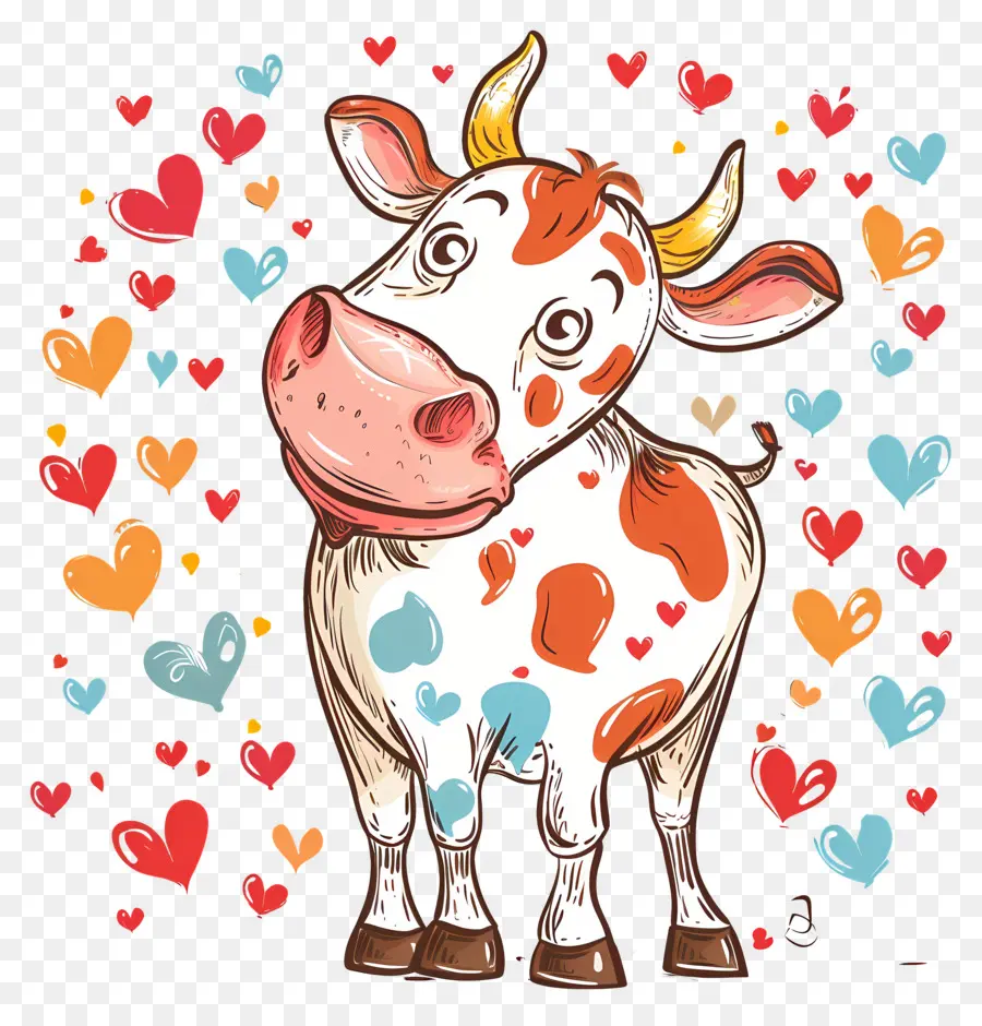 Vache，Dessin Animé PNG