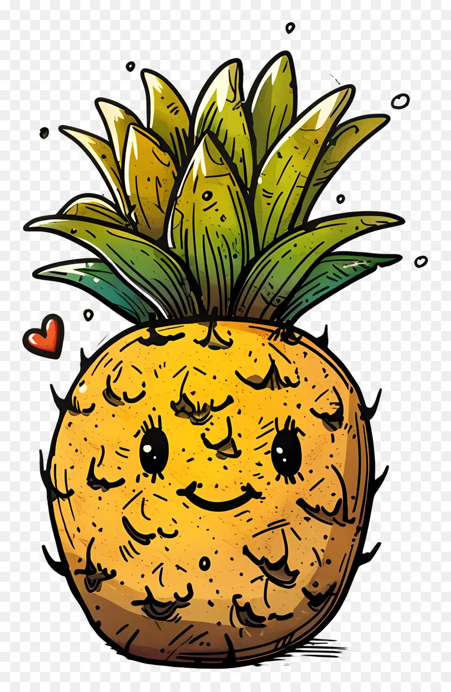 L'ananas，Dessin Animé D'ananas PNG