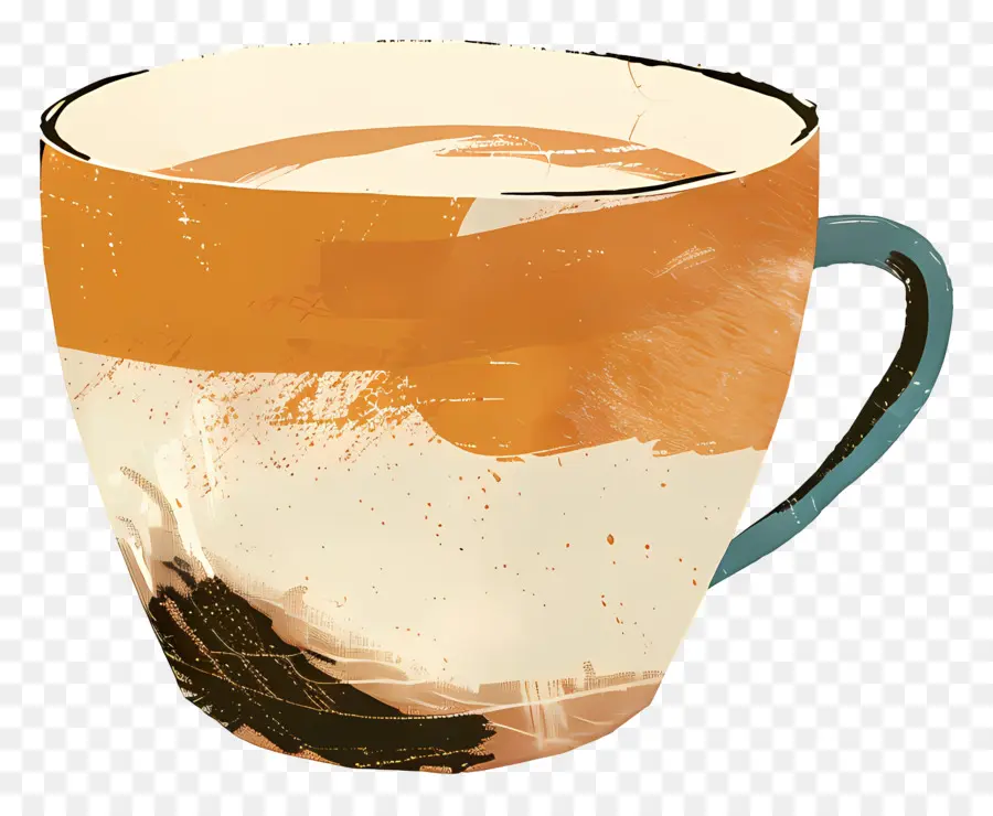 Tasse à Café，Conception Abstraite PNG