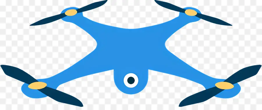 Drone，Drone Bleu PNG