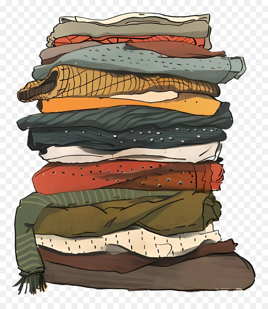 Pile De Vêtements，Vêtements PNG