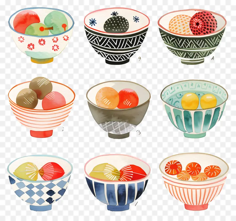 Bol Bonbons，Fruits PNG