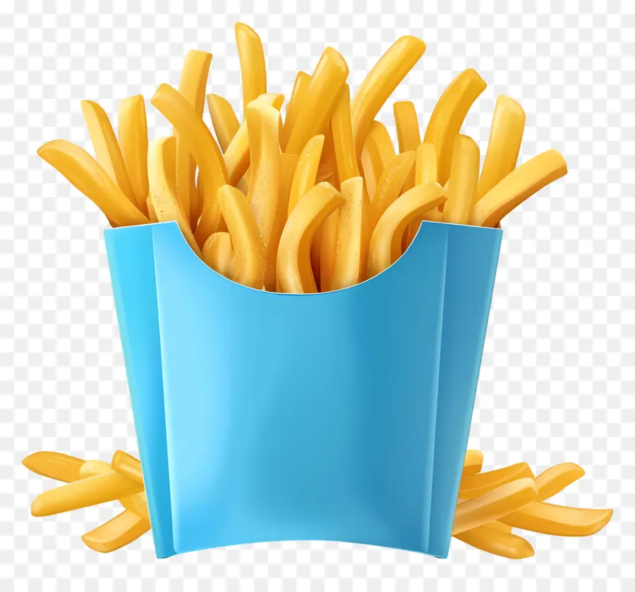 Frites，Cône De Papier PNG