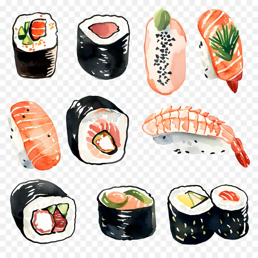 Sushi，Saumon PNG