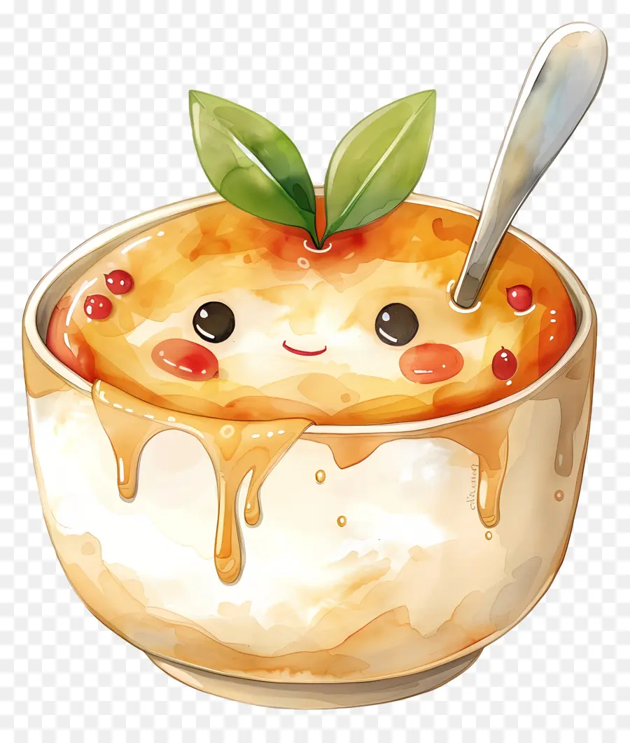 Crème Brûlée，Soupe Crémeuse PNG