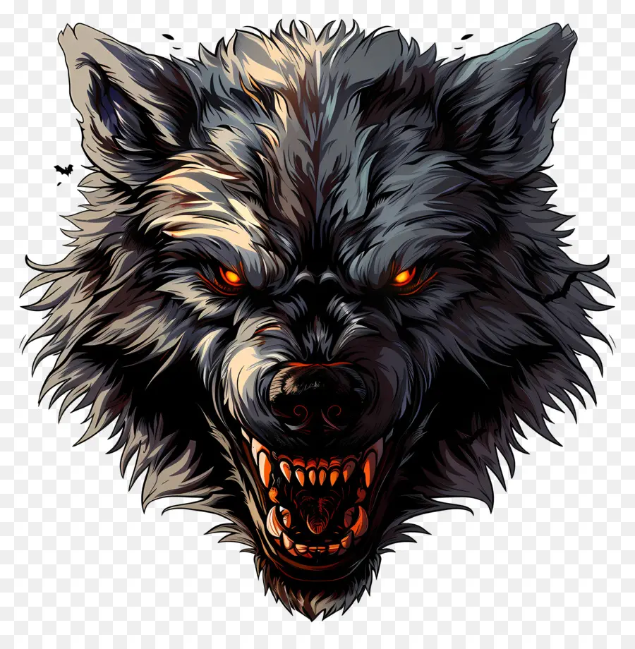 Tête De Loup Garou，Loup PNG