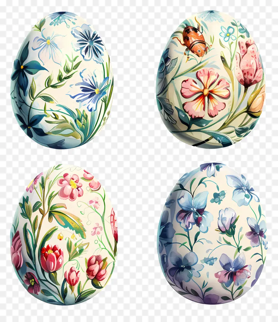 Oeufs De Pâques，Des œufs Décoratifs PNG