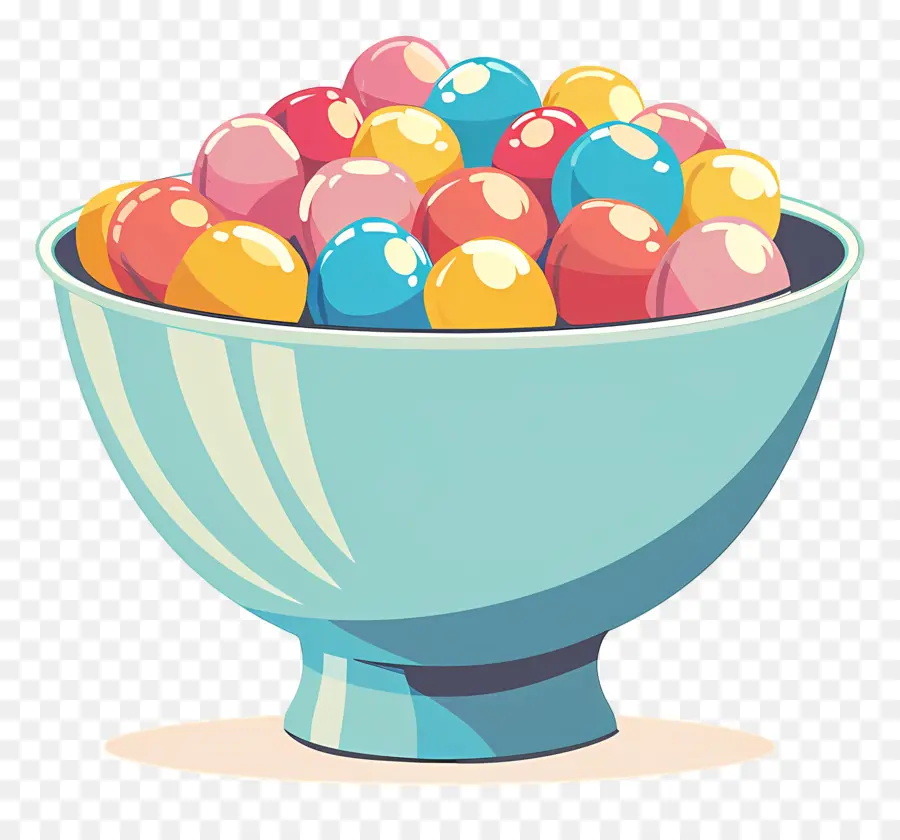 Bol Bonbons，Oeufs De Pâques PNG