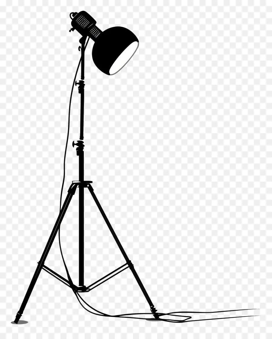 Lampe à Photostudio，Photographie En Noir Et Blanc PNG