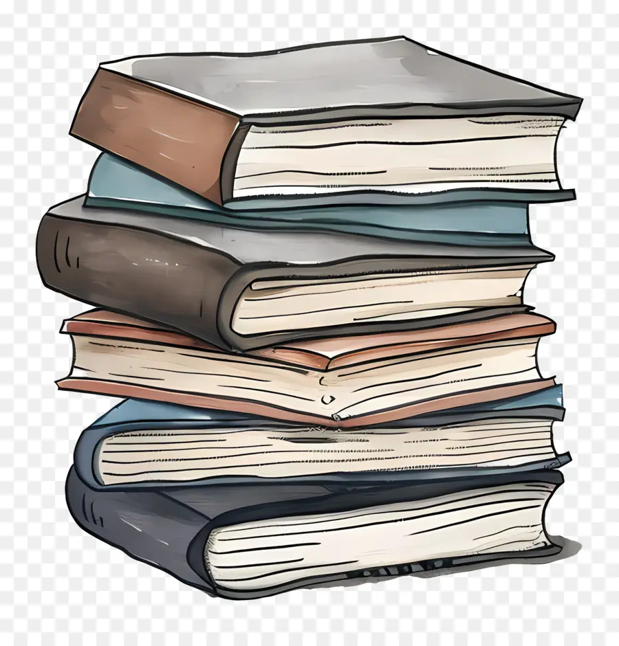 Pile De Cahiers，Livres PNG