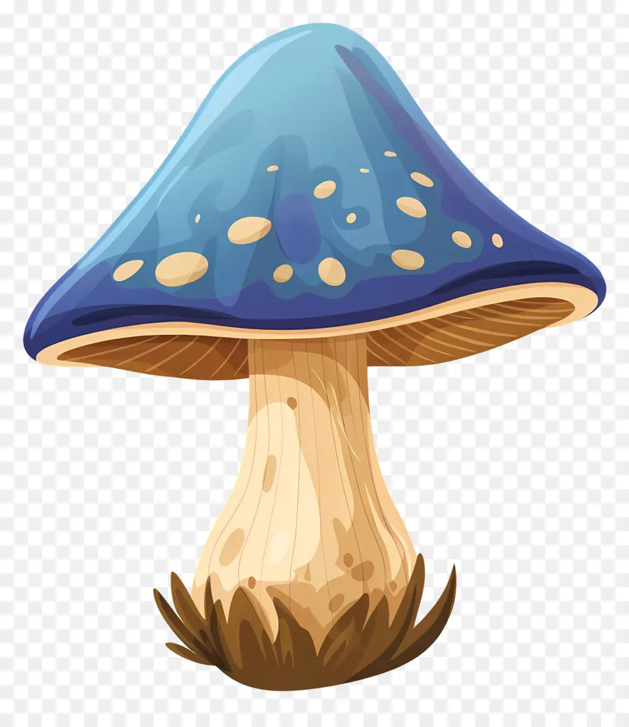 Champignons Fantastiques，Bleu De Champignons PNG