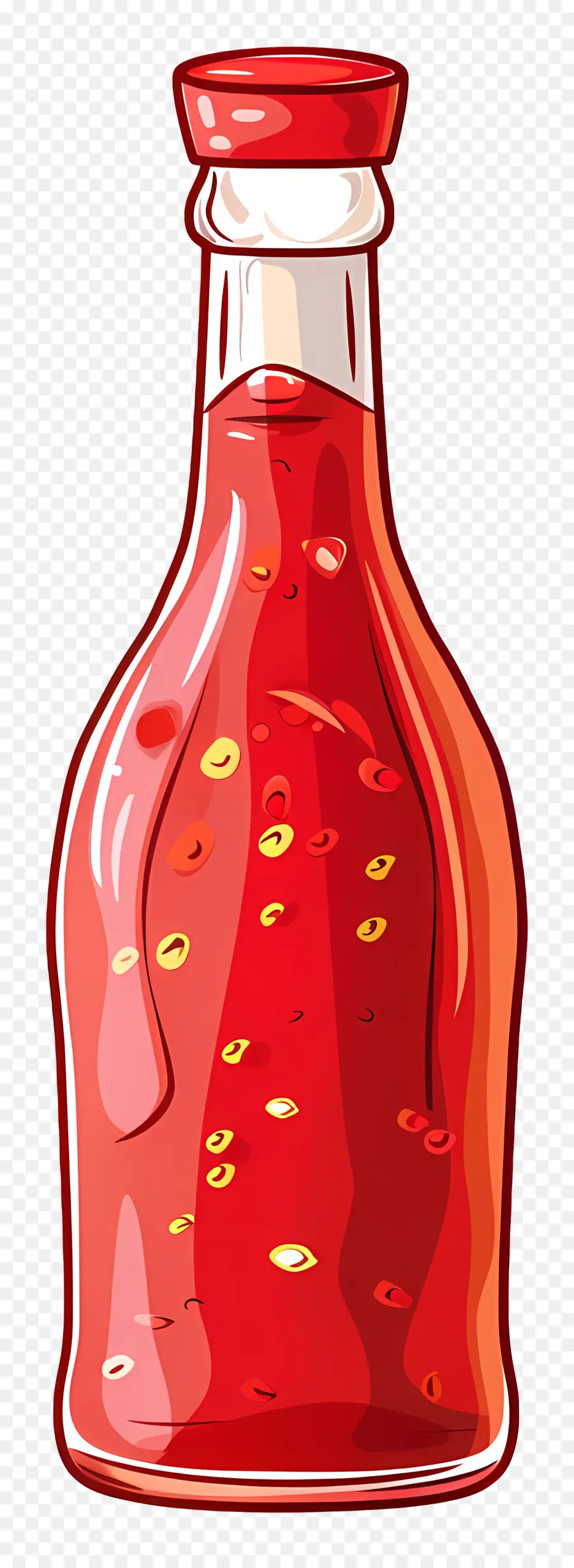 Sauce Au Piment Doux，Bouteille En Verre PNG