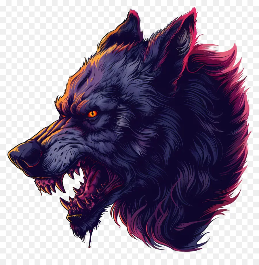 Tête De Loup Garou，Loup Garou PNG