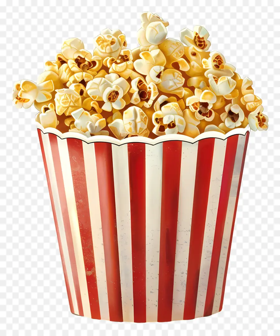 Seau De Pop Corn，Pop Corn PNG